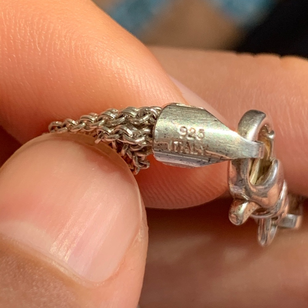 Designer silver bracelet - Picture 4 of 4